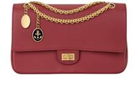 Chanel Medallion Nude Reissue 2.55 Crossbody Shoulder Bag Leather Red