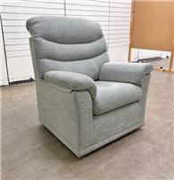 Furniture Village G Plan 'Malvern' Armchair B161 Mamas Sky Tight Weave Fabric