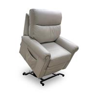 Furniture Village G Plan 'Avon' Oxford Light Grey Leather Lift Rise Recliner NEW