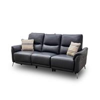 Furniture Village Daytona 3 Seater Sofa Power Recliner Grey Leather RRP £2200