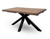 Furniture Village 'Mars' Natural Solid Oak Live Edge Dining Table Small 140 cm