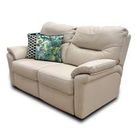 Furniture Village G Plan 'Seattle' 2.5 Seater Durham Dove Leather Sofa RRP £2200