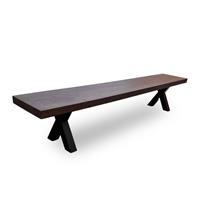Furniture Village Bodahl Terra Smoked Solid Oak 240cm Dining Bench | RRP £1600