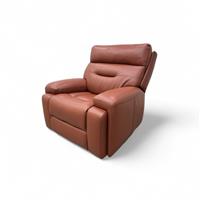 Furniture Village 'Cinemax' Chair Natural Redmaple La-4826 Leather RRP £1200 NEW