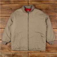 Vintage McGregor Bomber Jacket L 90s Puffer Padded Beige - L Regular