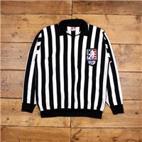 Vintage Logo Hockey Sweatshirt XL Slim 1/4 Zip Coach Black Collared Pullover - XL Regular