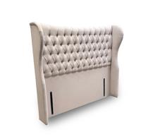 Furniture Village Hypnos 'Bespoke Hurley' Imperio Cream Velvet Floor Standing 5'