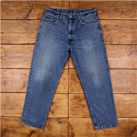 Vintage Levis 550 Jeans 38 x 32 Stonewash Straight Blue Red Tab Denim - 38 Regular