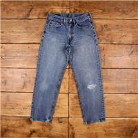 Vintage Levis 550 Jeans 31 x 29 Medium Wash Straight Blue Red Tab Denim - 31 Regular