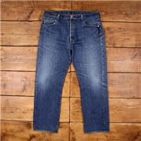 Vintage Levis 501 Jeans 40 x 31 Dark Wash Straight Blue Red Tab Denim - 40 Regular