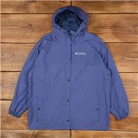 Vintage Columbia Windbreaker Jacket L Gorpcore Full Zip Hooded Purple Womens - L Regular