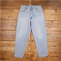 Vintage Levis 560 Jeans 34 x 31 USA Made Stonewash Straight Blue Red Tab Denim - 34 Regular