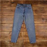Vintage 550 Jeans 30 x 32 90s Stonewash Straight Blue Womens Red Tab Denim - 30 Regular