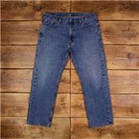 Vintage Levis 505 Jeans 38 x 30 Stonewash Straight Blue Red Tab Denim - 38 Regular