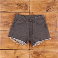 Vintage Levi's Denim Shorts 27 Levis 501 Raw Hem USA Made 90s Womens Medium - 27 Regular