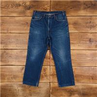 Vintage Levis 619 Jeans 33 x 27 Stonewash Straight Blue Womens Orange Tab - 33 Regular