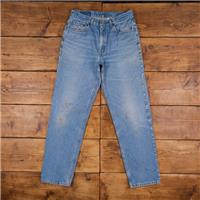 Vintage Levis 901 Jeans 32 x 34 Stonewash Straight Blue Red Tab Denim - 32 Regular