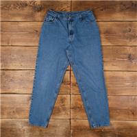 Vintage Levis 550 Jeans 32 x 30 90s Stonewash Tapered Blue Womens Red Tab - 32 Regular