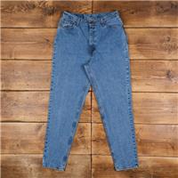 Vintage Levis 512 Jeans 32 x 30 USA Made 90s Stonewash Tapered Blue Womens - 32 Regular