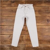 Vintage Levis 550 Jeans 26 x 30 USA Made 90s Light Wash Tapered White Womens - 26 Regular