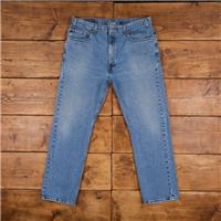 Vintage Levis 505 Jeans 38 x 30 Stonewash Straight Blue Red Tab Denim - 38 Regular