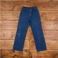 Vintage Levis Plowboy Jeans 26 x 28 70s Dark Wash Straight Blue Red Tab Denim - 26 Regular