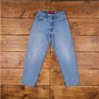 Vintage Levis Silver Tab Jeans 28 x 29 Stonewash Straight Blue Denim - 28 Regular