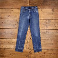 Vintage Levis 705 Jeans 28 x 30 USA Made 90s Stonewash Straight Blue Womens - 28 Regular