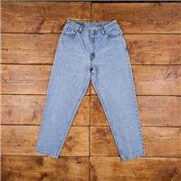 Vintage Levis 550 Jeans 30 x 28 Stonewash Tapered Blue Womens Red Tab Denim - 30 Regular