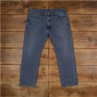 Vintage Levis 505 Jeans 38 x 30 Stonewash Straight Blue Red Tab Denim - 38 Regular