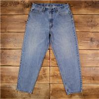 Vintage Levis 560 Jeans 38 x 34 Stonewash Straight Blue Red Tab Denim - 38 Regular