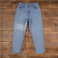 Vintage Levis 550 Jeans 31 x 29 Stonewash Tapered Blue Womens Red Tab Denim - 31 Regular