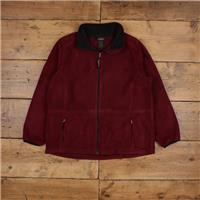 Vintage L.L.Bean Outdoor Jacket L Fleece Fleece Red Womens - L Regular