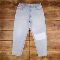 Vintage Levis 560 Jeans 38 x 32 USA Made 90s Light Wash Straight Blue Red Tab - 38 Regular