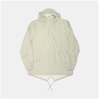 Rains Fishtail Jacket / Size L / Mid-Length / Mens / Beige / Polyester - L Regular