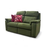 Furniture Village G Plan 'Thornbury' 2 Seater Sofa Plush Vine Green Velvet NEW