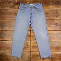 Vintage Levis 550 Jeans 36 x 32 Stonewash Straight Blue Red Tab Denim - 36 Regular