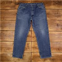 Vintage Bulwark Jeans Pants Trousers 39x34 Workwear Mens Straight Blue Cotton - 39 Regular