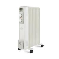 Electric Oil Filled Heater Radiator 9 fin Portable Home Office Thermostat 2000W