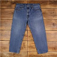 Vintage Levis 550 Jeans 38 x 29 Stonewash Straight Blue Red Tab Denim - 38 Regular