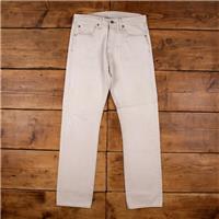 Vintage Levis 501 Jeans 32 x 32 Light Wash Straight Beige Red Tab Denim - 32 Regular