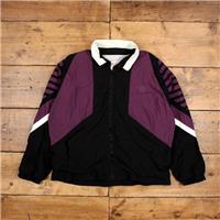 Vintage John Ashford Sport Windbreaker Jacket M 90s Logo Geometric Purple - M Regular