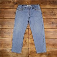 Vintage Levis 550 Jeans 38 x 31 Stonewash Straight Blue Red Tab Denim - 38 Regular