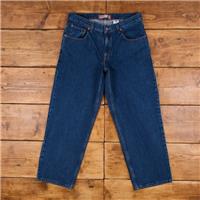 Vintage Levis 550 Jeans 34 x 28 Dark Wash Straight Blue Womens Red Tab Denim - 34 Regular