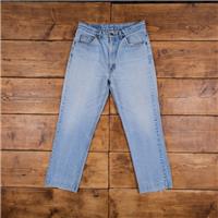Vintage Levis 506 Jeans 32 x 29 Stonewash Straight Blue Womens Orange Tab - 32 Regular