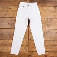 Vintage Levis 550 Jeans 27 x 31 USA Made Light Wash Tapered White Womens Denim - 27 Regular