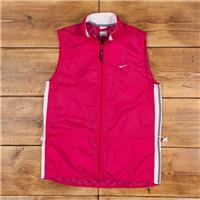 Vintage Nike Windbreaker Gilet L Gilet Pink Womens Zip - L Regular