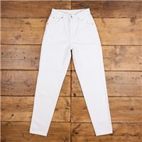Vintage Levis 921 Jeans 25 x 32 USA Made 90s Light Wash Tapered White Womens - 25 Regular