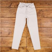 Vintage Levis 512 Jeans 26 x 30 USA Made 90s Light Wash Tapered White Womens - 26 Regular