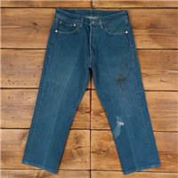 Vintage Levis 501 XX Jeans 31 x 25 Stonewash Straight Blue Red Tab Denim - 31 Regular